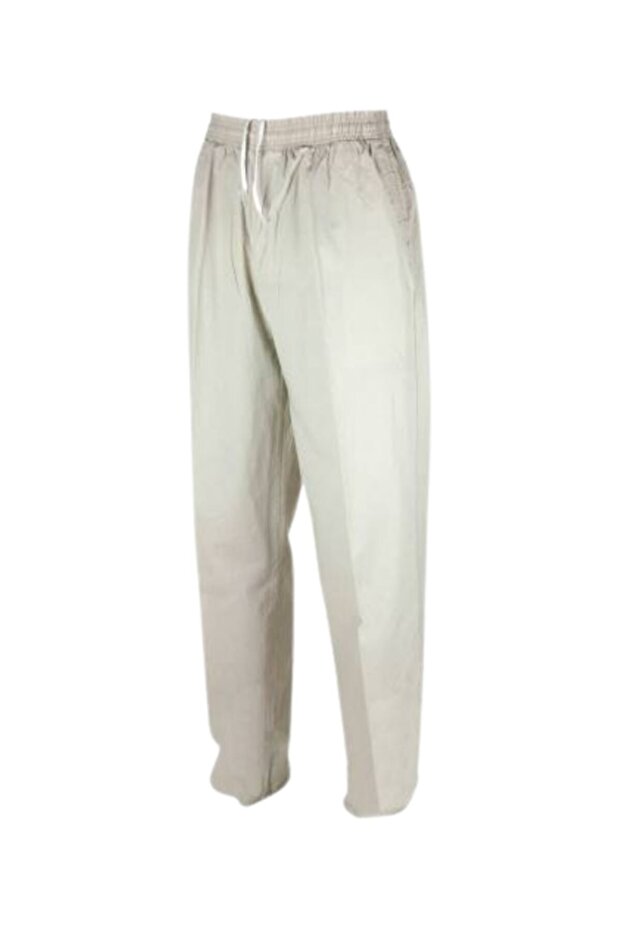 Yasir Linen White Men's Shalwar Hac Umre Trousers