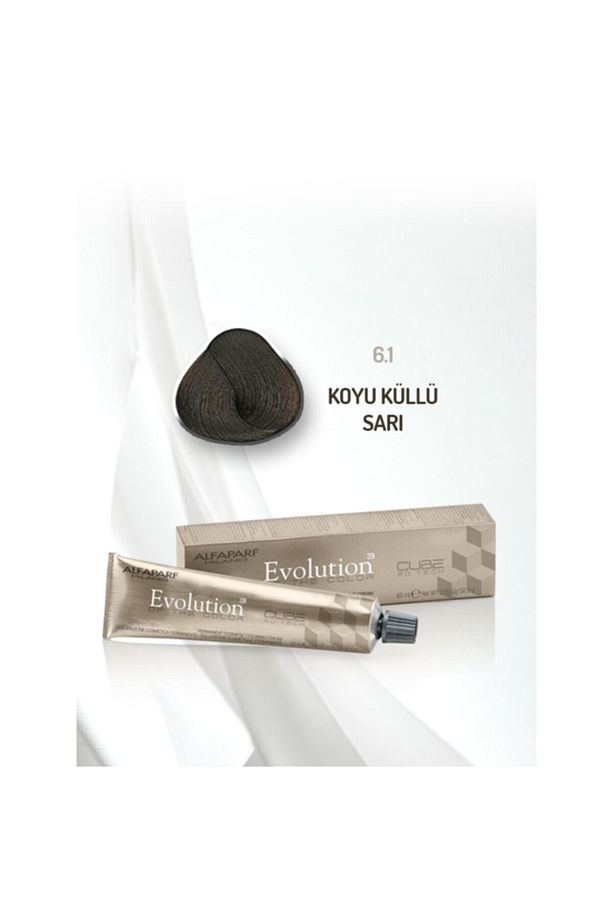 Evolution Saç Boyası 60 ml No: 6.1 Koyu Küllü Sarı - 1