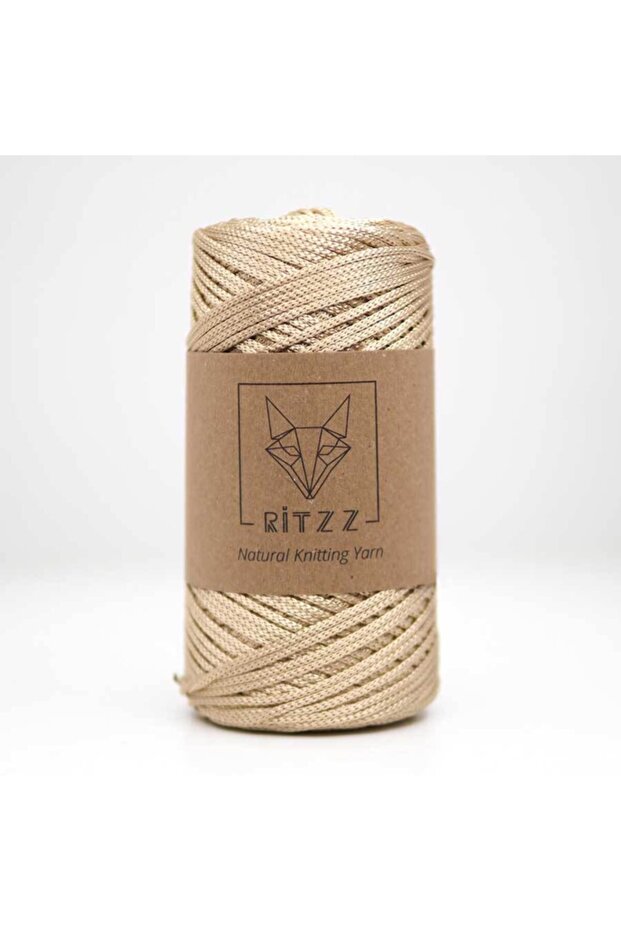 Snur Floş Macrame / 2 Mm / Crem închis - 1