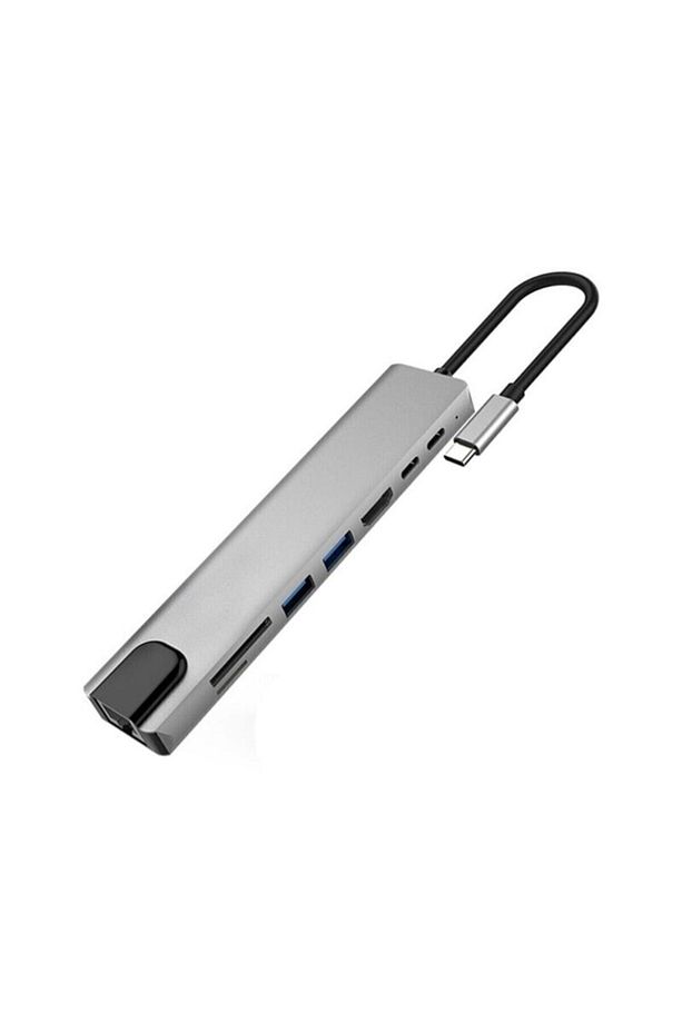 shpy In 1 Ethernet Sd Usb Type C Hub Hdmı Girişli Macbook Çevirici gxtr 1030188 - 6