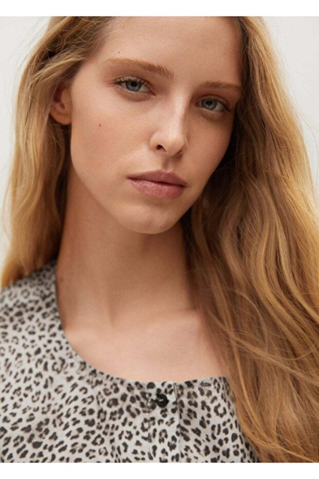 Leopar Desenli Bluz - 5