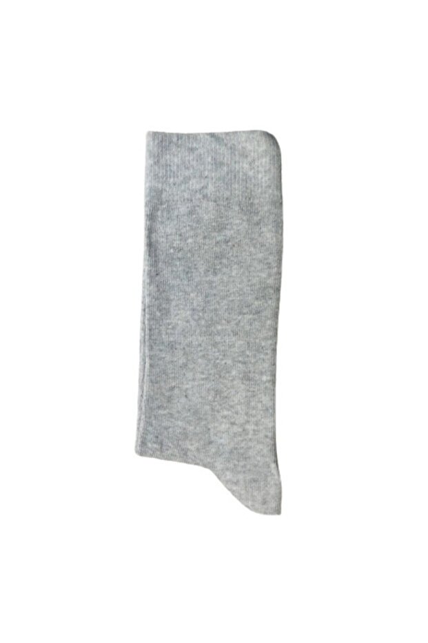 جوارب رجالية رمادية سادة - 1