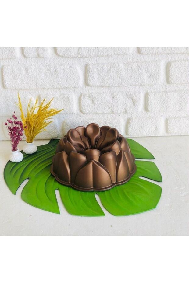 Granit Döküm Magnolia Kek Kalıbı Bakır - 5