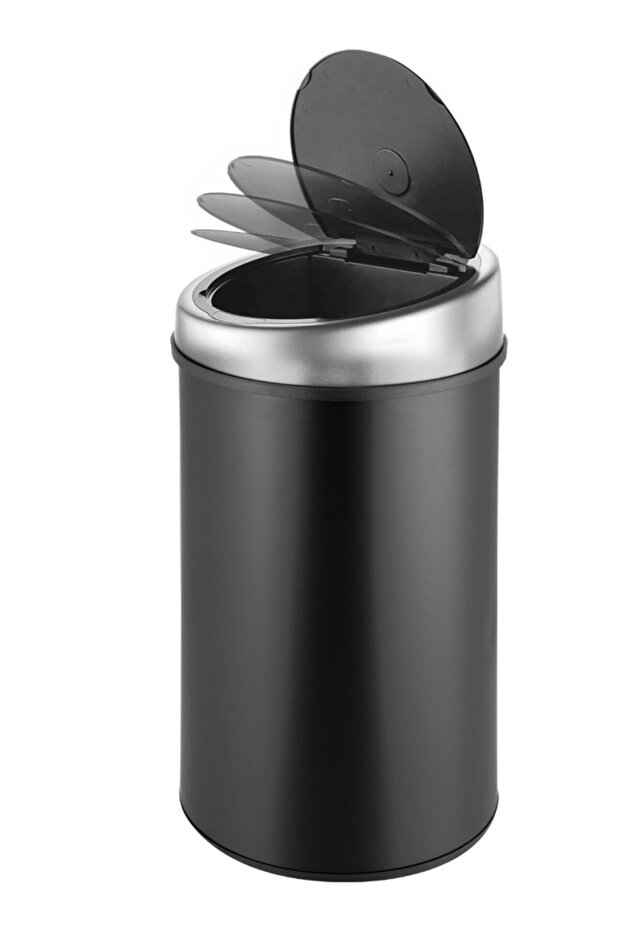 Sensörlü Çöp Kovası Siyah Usb Şarjlı 30 Litre - 1
