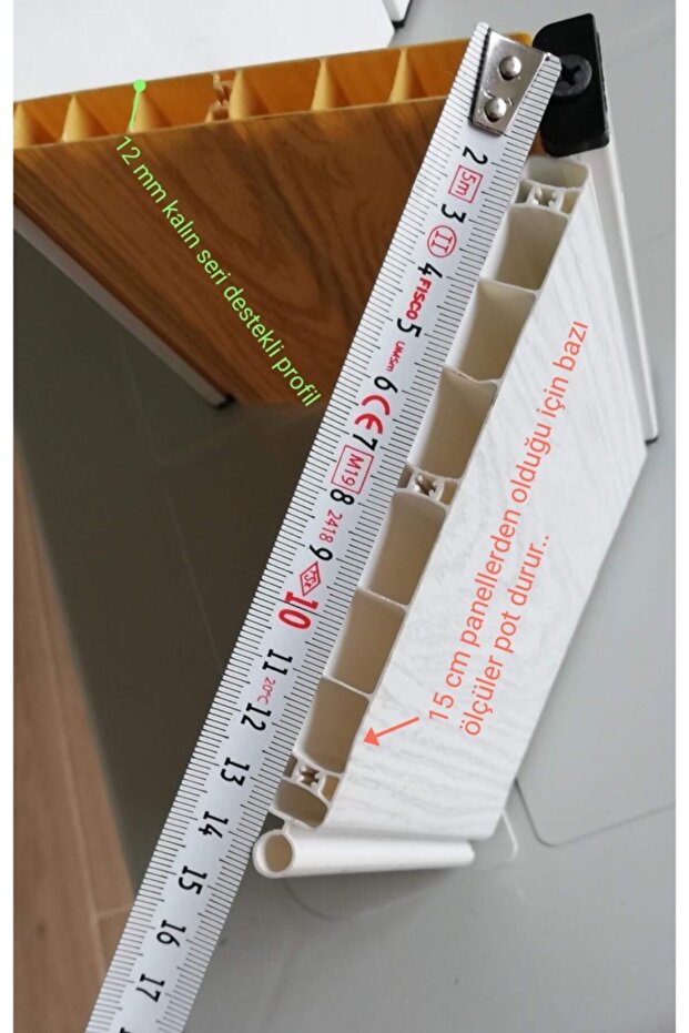 Akordiyon Kapı 68cm H200 Akçaağaç Katlanır Pvc - 2