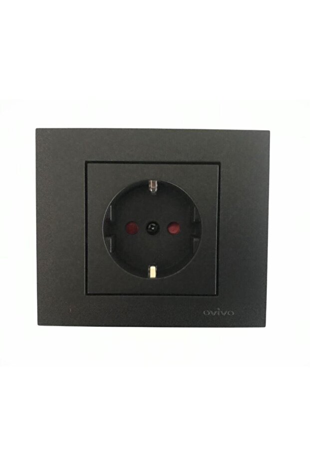 مقبس أسود مقاوم للأطفال - 1