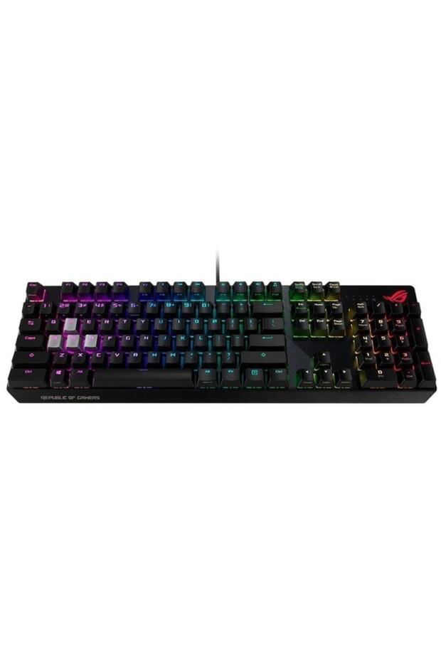 Rog Strıx Scope Nx Red Usb Kablolu Rgb Gamıng Mekanık Q Klavye - 1