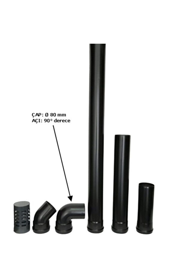 90° Derece Dirsek (ø 80 Mm) - 4