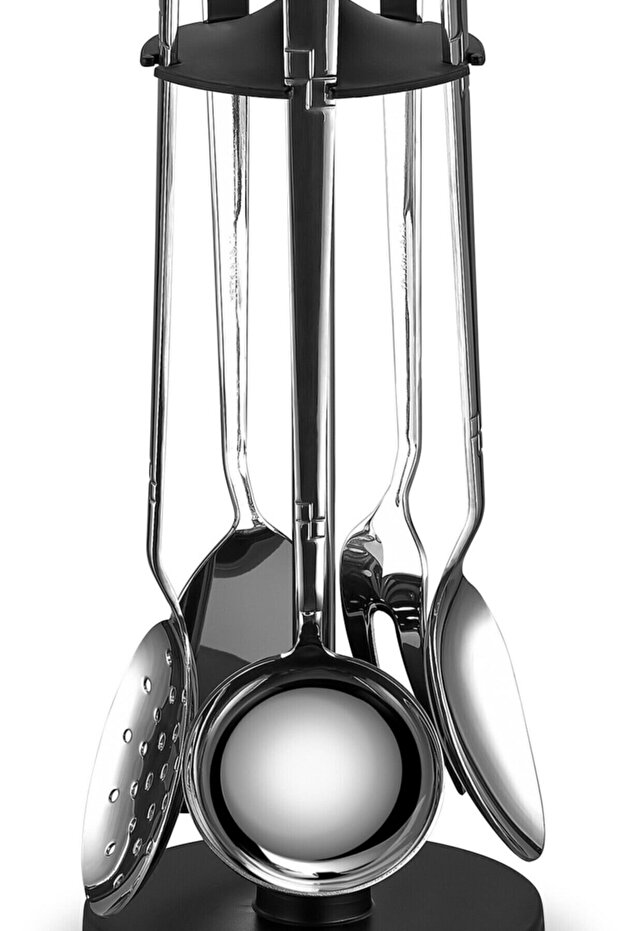 Çelik Diva Satin 6 Piece Hanging Ladle Serving Set