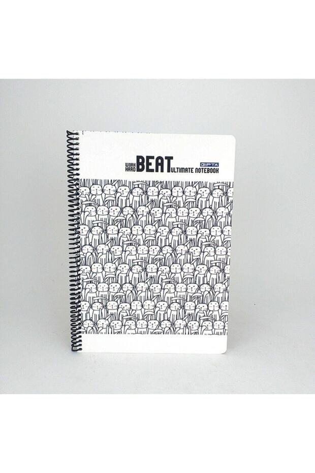 Beat Spiral A4 80 ورقة مخططة
