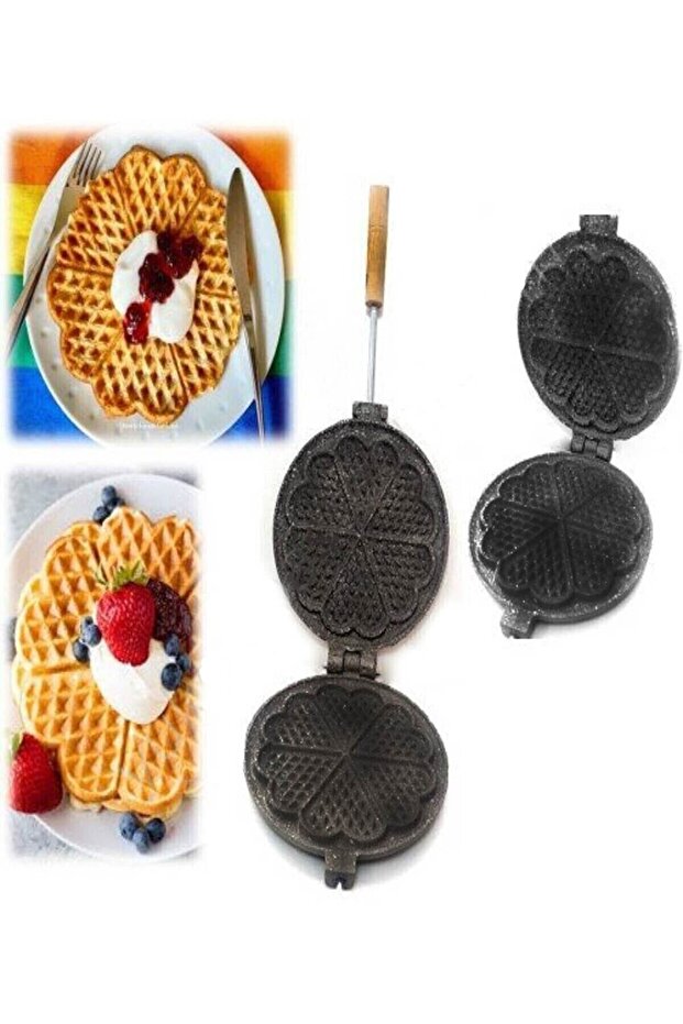 Intime - Granit Döküm Waffle Kalıbı - Ocak Üstü - 2