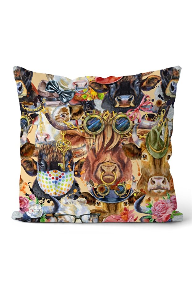 Double Sided Throw Pillow Cover Code: Kir1159 - 1