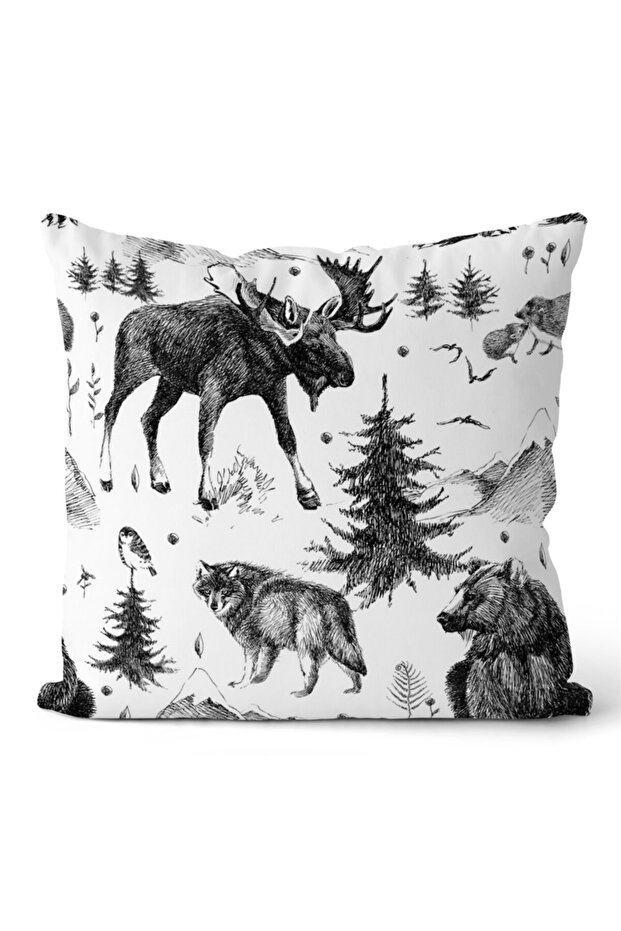 Double Sided Throw Pillow Cover Code: Kir1182 - 1