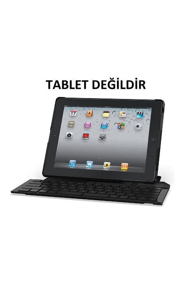 Fold-up 9.7" Ipad 5. Nesil Ve 6. Nesil Uyumlu Katlanabilir Bluetooth Klavye (ingilizce) - 2