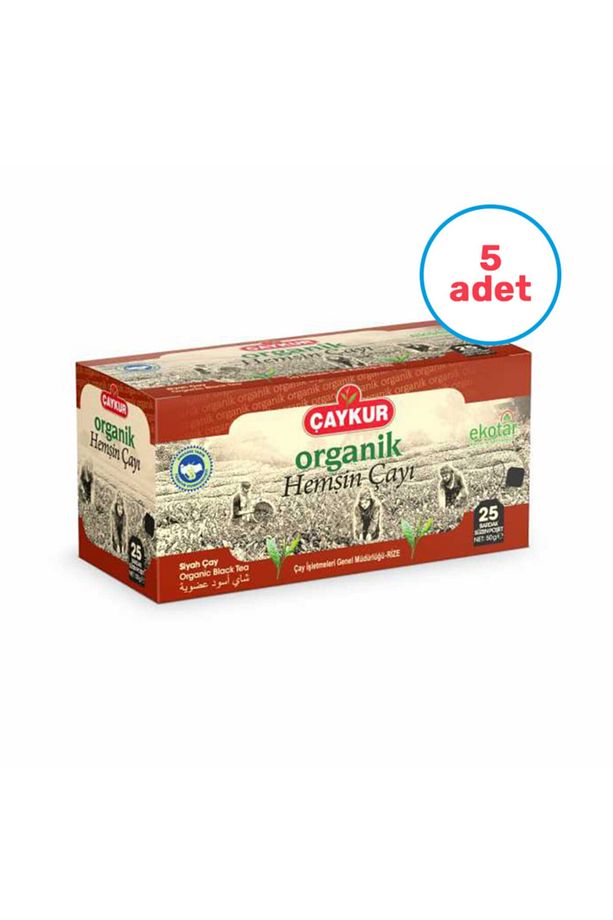 5 Adet Organik Hemşin Süzen Bardak Poşet Çay 25'li - 1