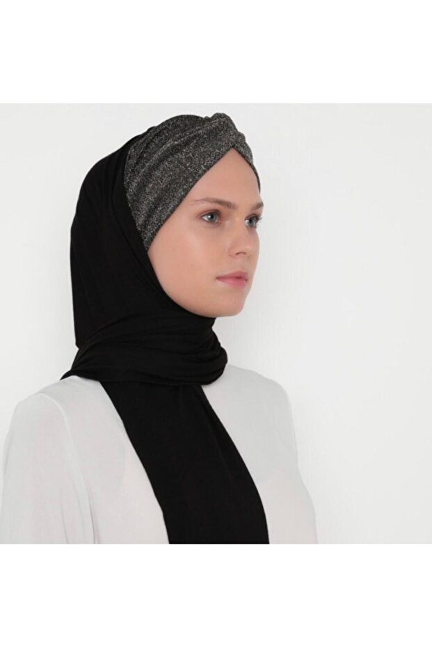 Black Gold Princess Combed Shawl - Knot - 4