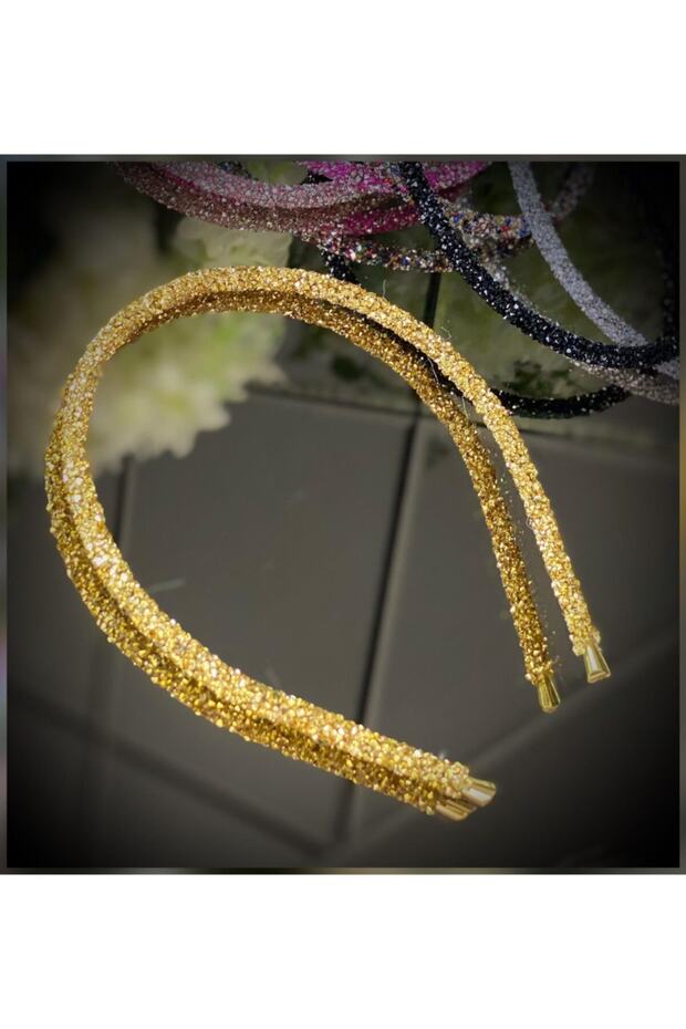 New Trend Fashion Shiny Rhinestone Sequin Glitter Adult And Children Crown Gold Gold