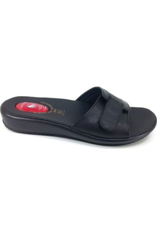 Women's Black Gel Filler - Bone Protrusion Orthopedic Slippers 9200-12