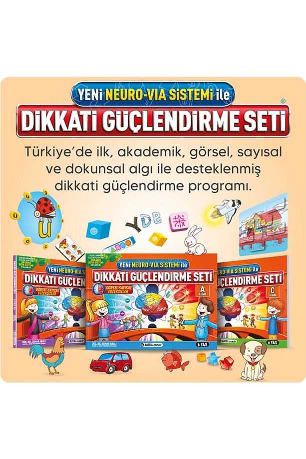 6 Yaş Için Dikkati Güçlendirme Seti / Adeda Yayınları - 2