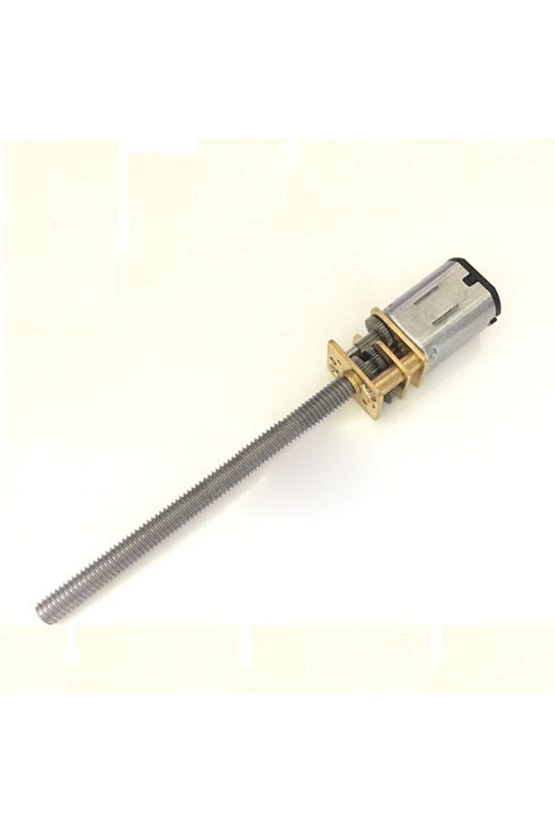 N20 6v 300rmp 12mm Redüktörlü Dc Motor Vidalı Uzun Mil M3 Vida - 1