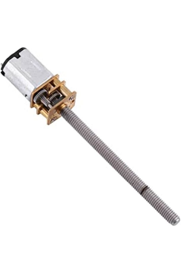 N20 6v 300rmp 12mm Redüktörlü Dc Motor Vidalı Uzun Mil M3 Vida - 3