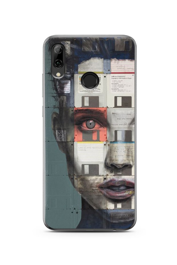 Machine Design Super Transparent Silicone Phone Case Huawei P Smart (2019)