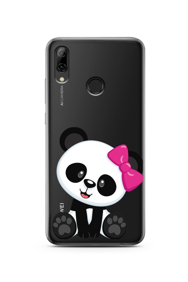 Super Transparent Silicone Phone Case with Panda Design Huawei P Smart (2019)