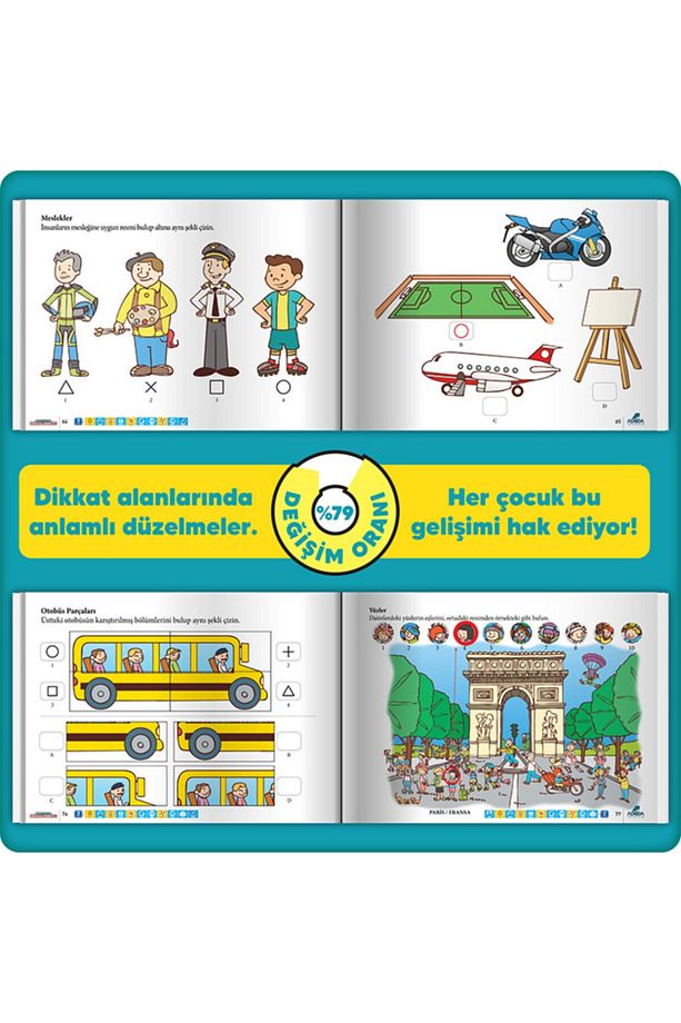 Dikkati Güçlendirme Seti 4 Yaş Mısır Seven Mısırcı - 9