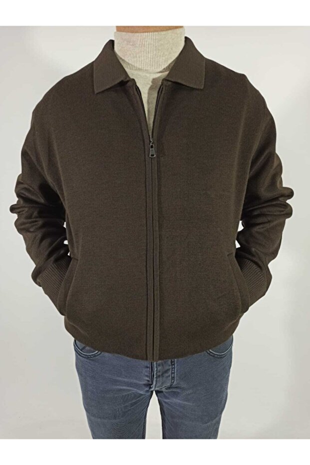 Ateş Çelik Örgü Mont-10100 - 1