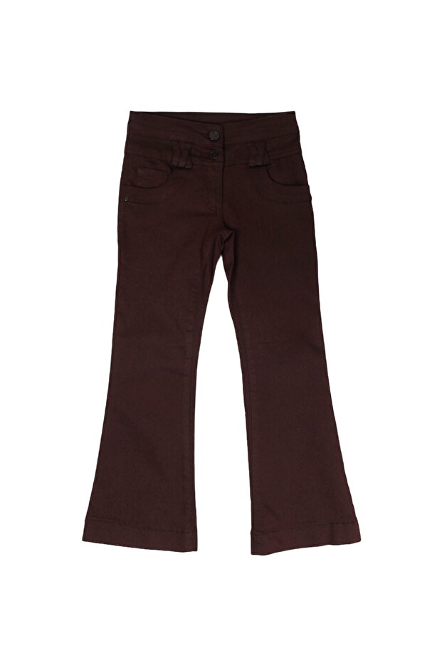 Devojčiceve smeđe pantalone - 1