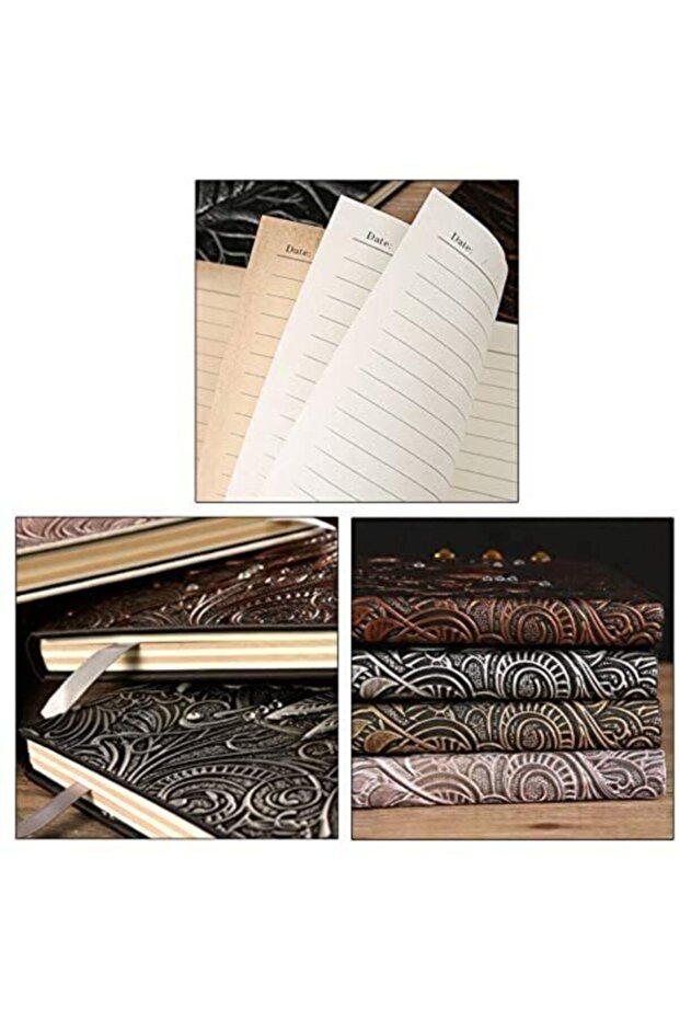 Gift Leather Notebook 3D Embossed - 6