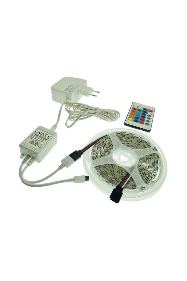 Tavan Işık Havuzu Için Rgb 10 Metre Adaptörlü Şerit Led Hazır Set - 7