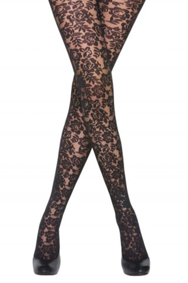 Lace Külotlu Çorap - 1