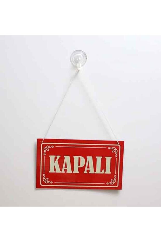 'açık - Kapalı' Kapı,cam Levhası (150 Micron Plastik) - 2