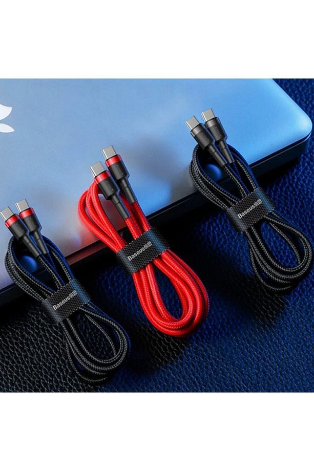 Cafule Series Pd2.0 60w Hızlı Şarj Destekli 20v 3a Type-c Şarj Ve Data Aktarım Kablosu 1 Metre - 2