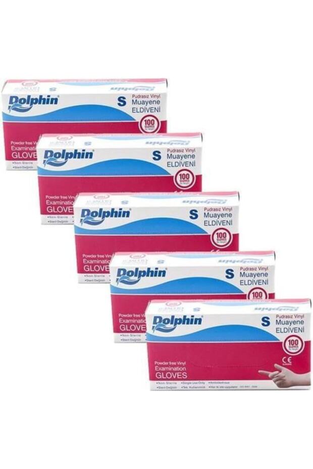 5 Paket Vinil Pudrasız Eldiven Small - 1