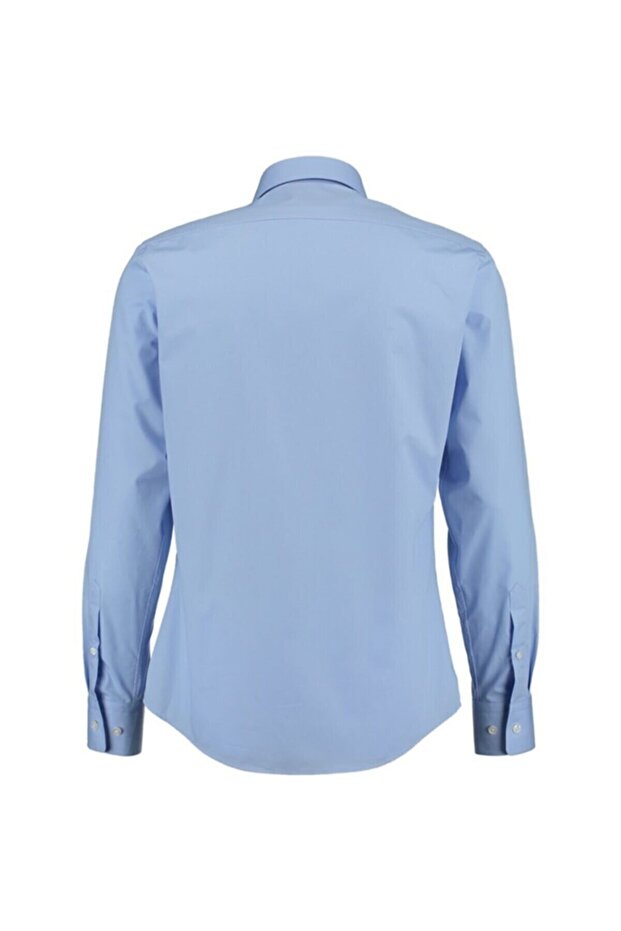 Slim Fit Mavi Gömlek - 2