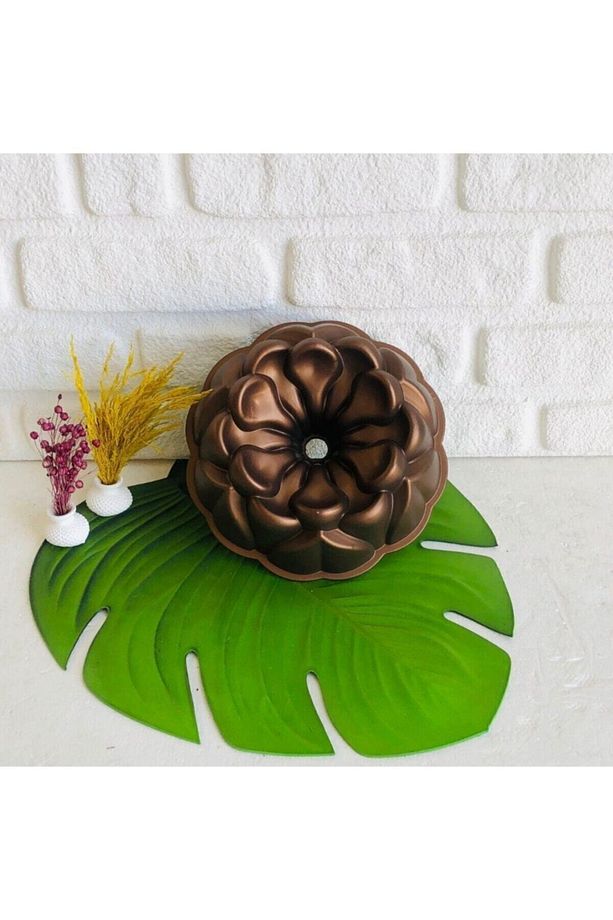 Granit Döküm Magnolia Kek Kalıbı Bakır - 4