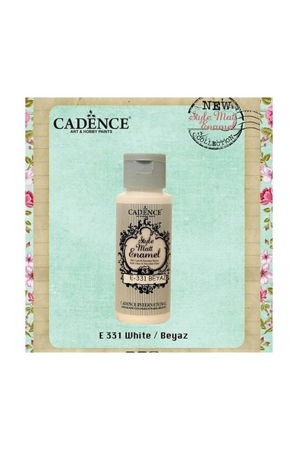 E-331 Style Matt Enamel Cam & Porselen Boyası 59 Ml. E-331 Beyaz - 2