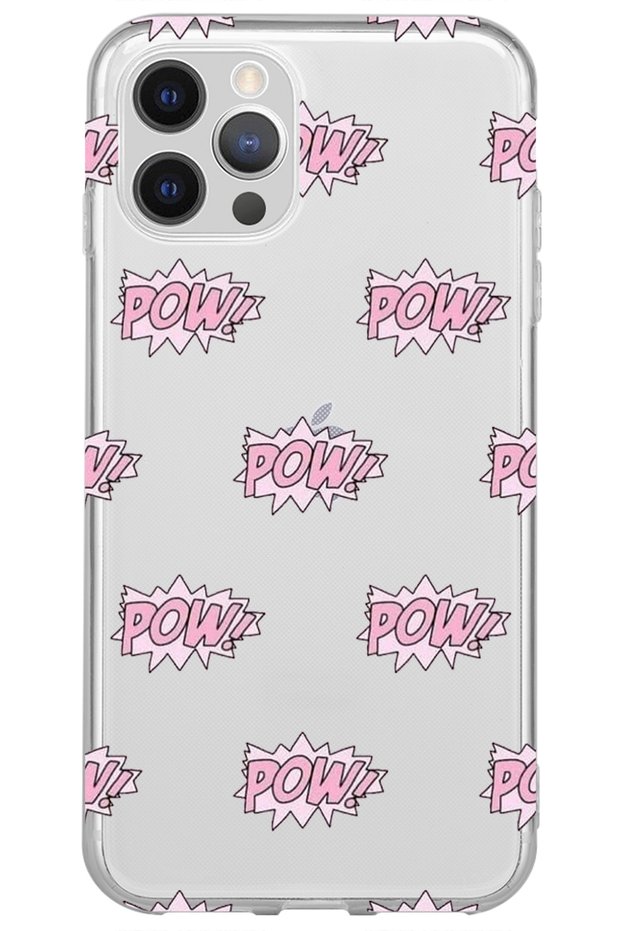 Iphone 13 Pro Max Pow Design Silicone Transparent Phone Case