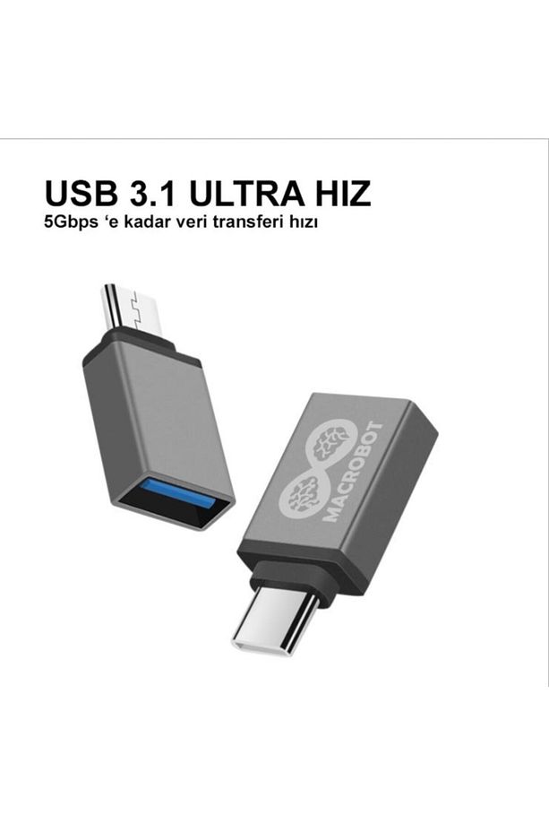 Type C Usb 3.1 To Usb 3.0 Dönüştürücü Otg Çevirici Adaptör 5gbps - 2