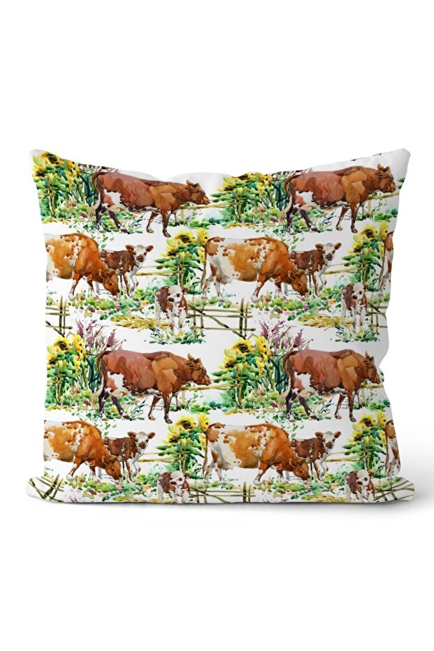 Double Sided Throw Pillow Cover Code: Kir1261 - 1