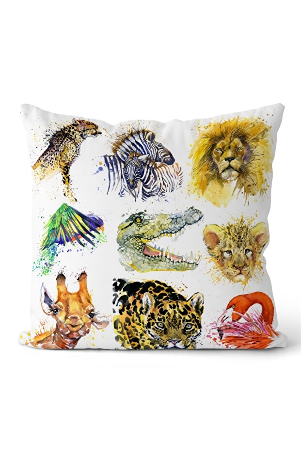 Double Sided Throw Pillow Cover Code: Kir1218 - 1