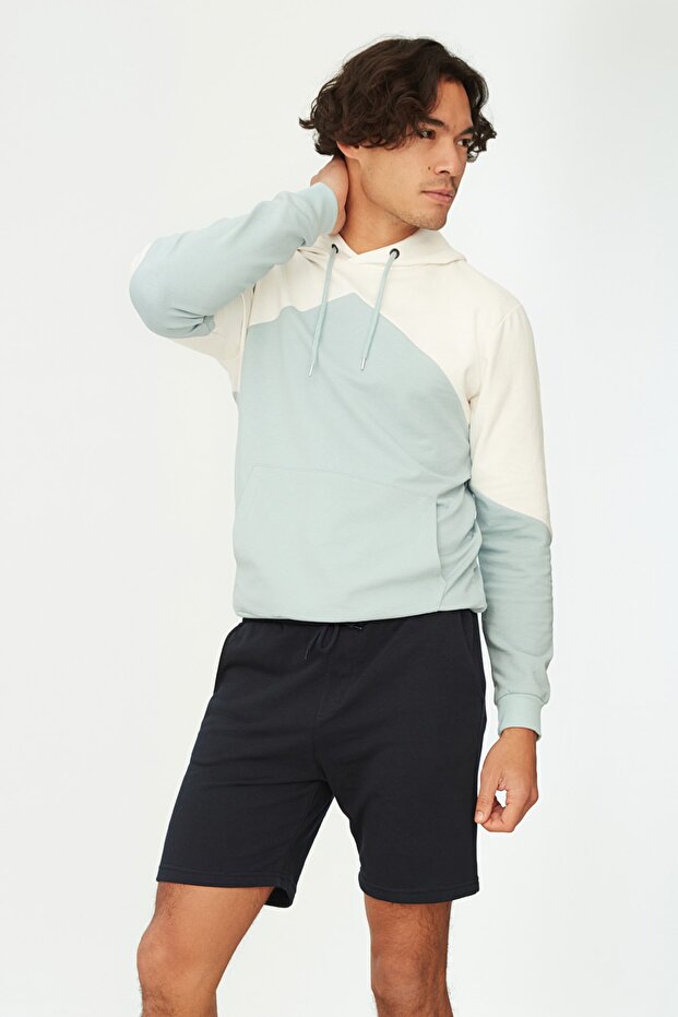 Lacivert Regular/Normal Kesim Basic Şort&Bermuda TMNSS20SR0068 - 3