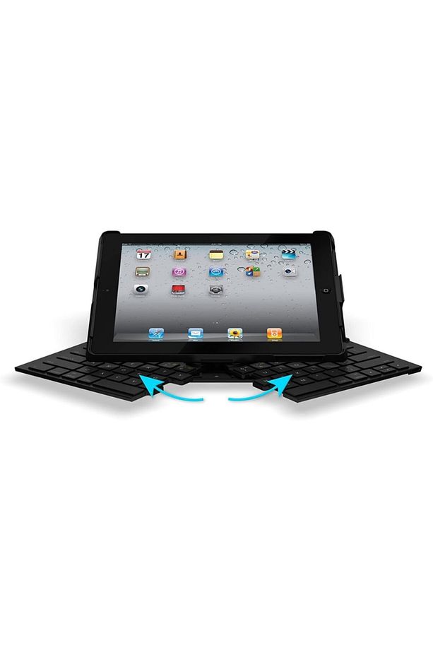 Fold-up 9.7" Ipad 5. Nesil Ve 6. Nesil Uyumlu Katlanabilir Bluetooth Klavye (ingilizce) - 3