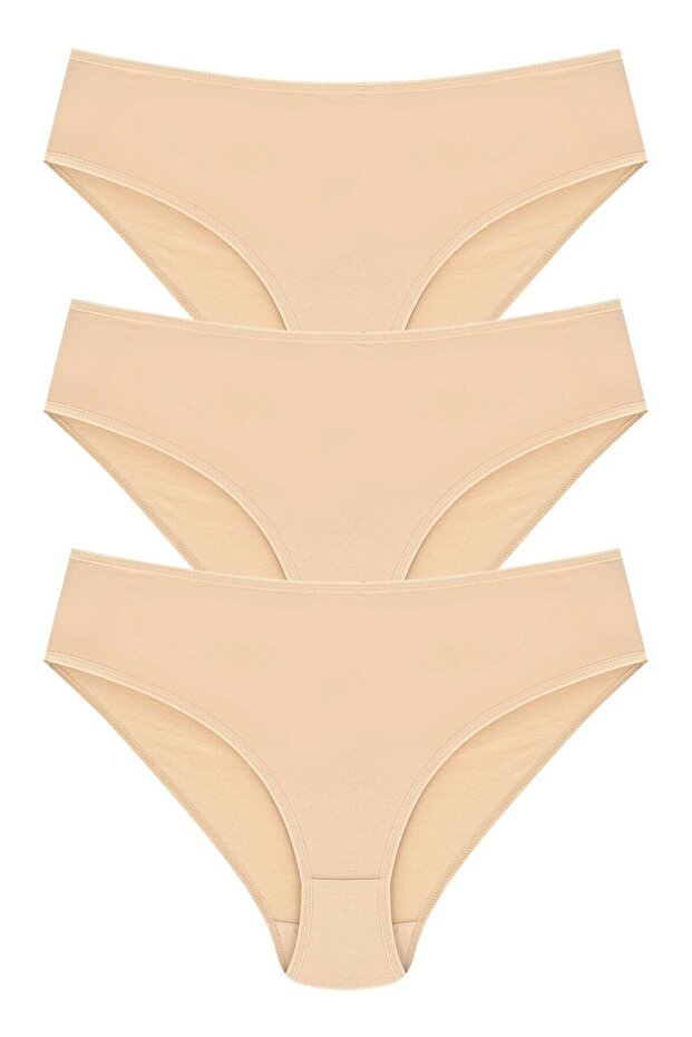 Women's 100% Cotton High Waist Panties 3 Pack