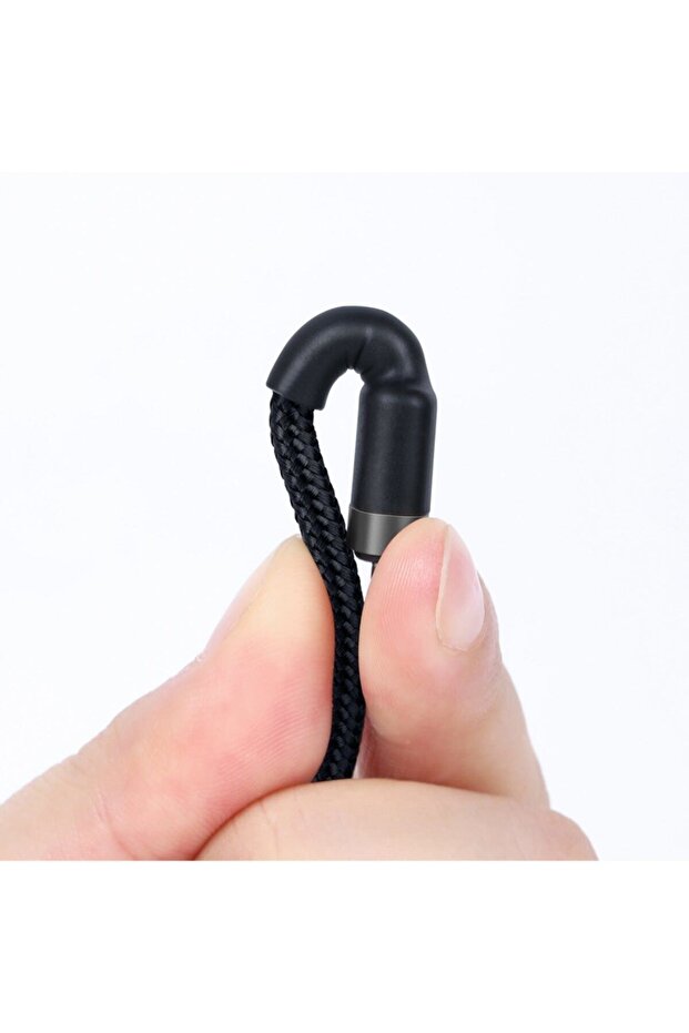 Çift Taraflı Type-c 1m Kırmızı Siyah - 1