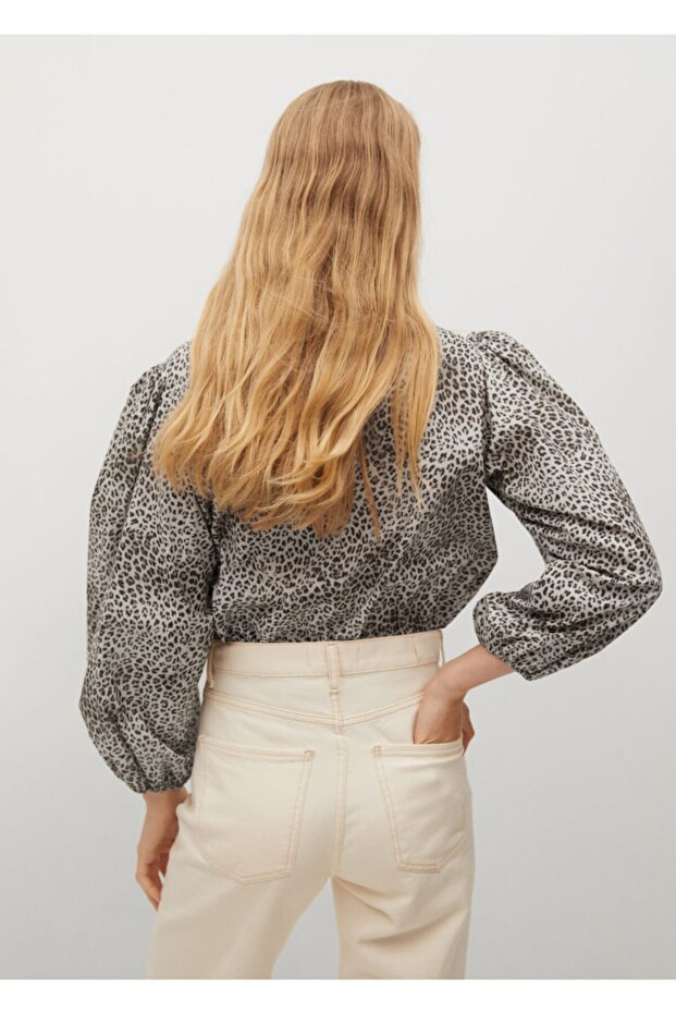 Leopar Desenli Bluz - 4
