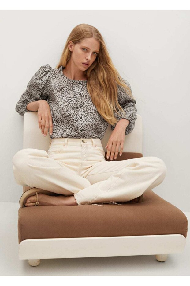 Leopar Desenli Bluz - 6