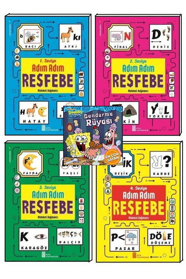 Ata Adım Adım Resfebe Seti Seviye 1-2-3-4 - 1